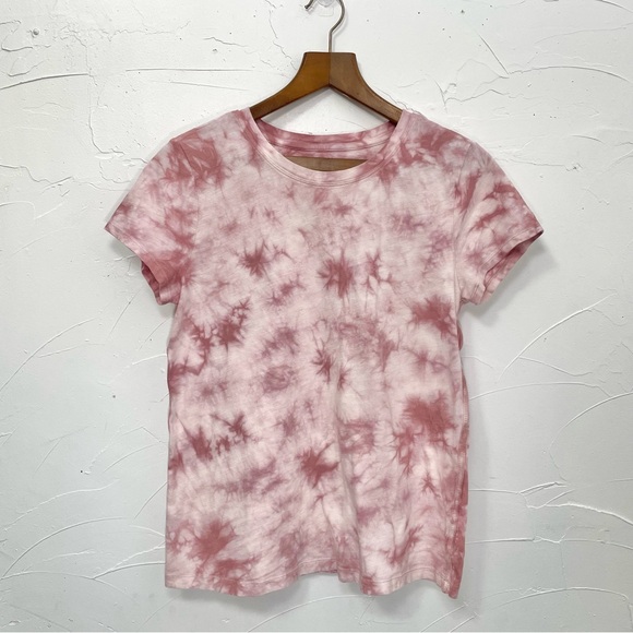 Athleta Organic Daily Crew Tie Dye Tee - Picture 7 of 11